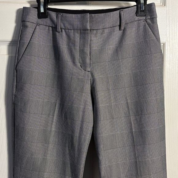 Express Pants - Express Columnist Ankle Midrise Stretch Checker Pant Size 4